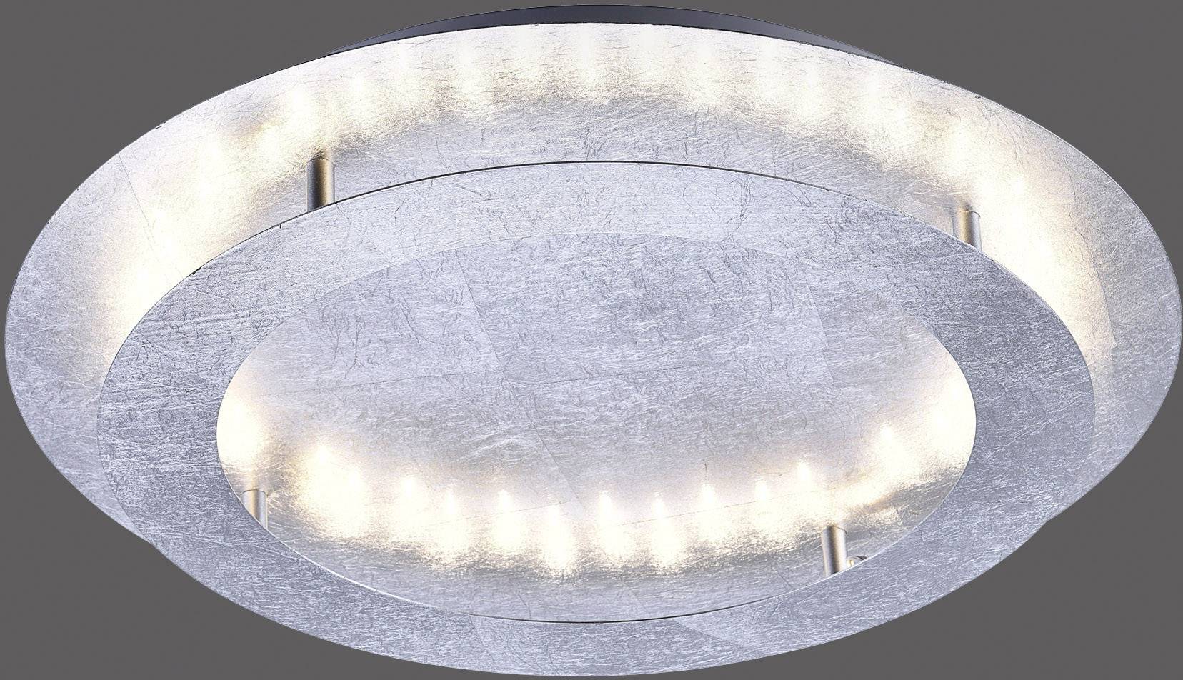 Paul Neuhaus 9621-21 NEVIS LED-Deckenleuchte 24 W Blattsilber (glänzend)