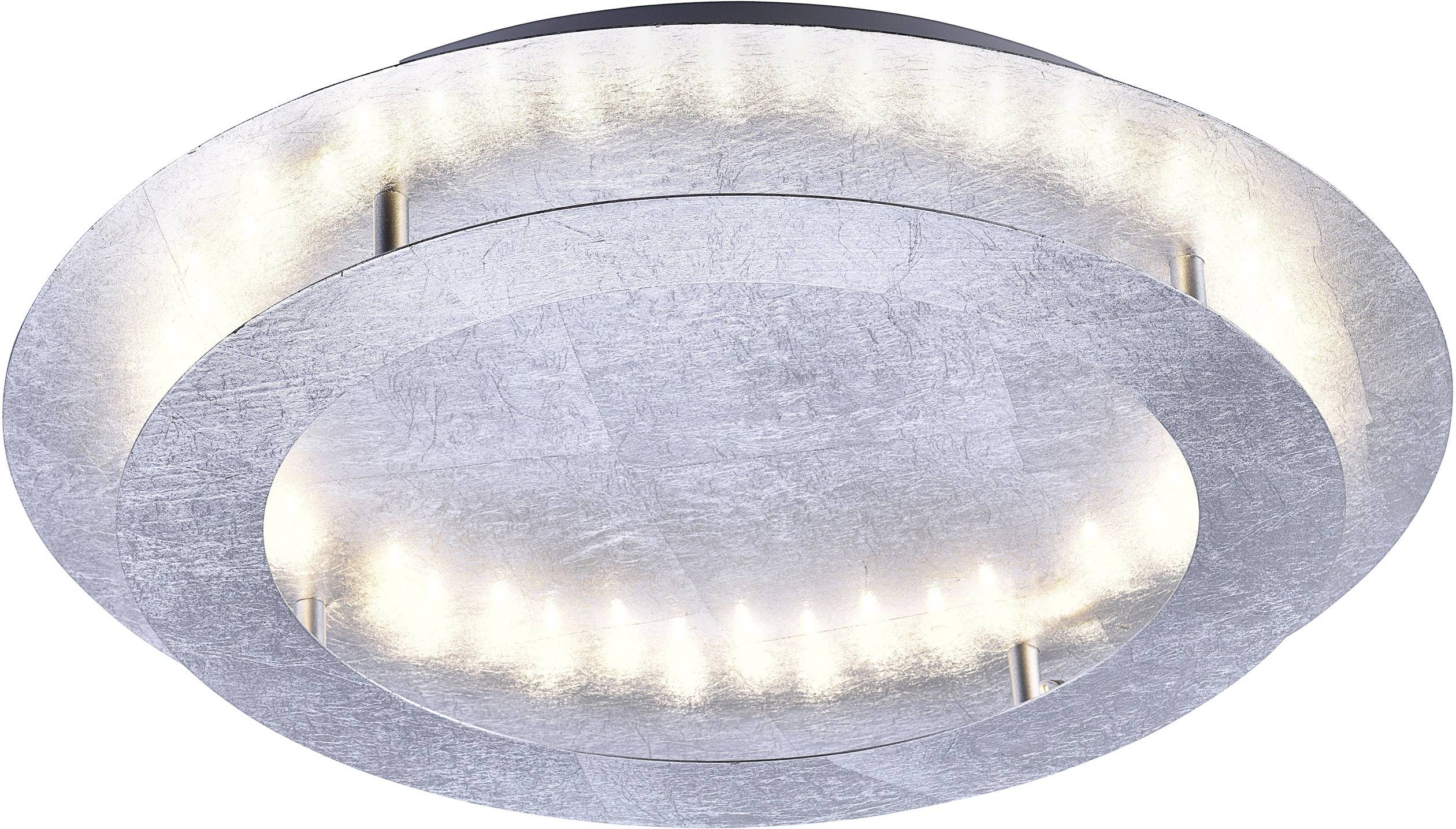 Paul Neuhaus 9621-21 NEVIS LED-Deckenleuchte 24 W Blattsilber (glänzend)