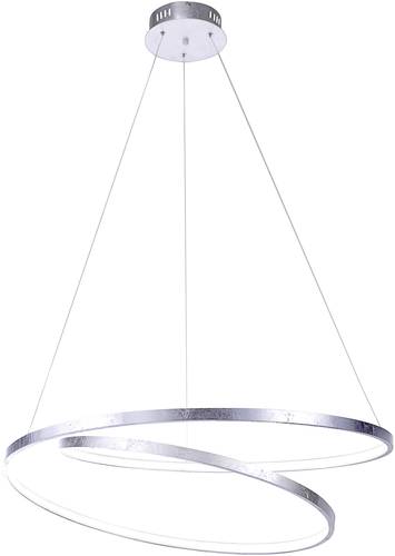 Paul Neuhaus ROMAN 2474-21 LED-Pendelleuchte 40W Warm-Weiß Blattsilber (glänzend)