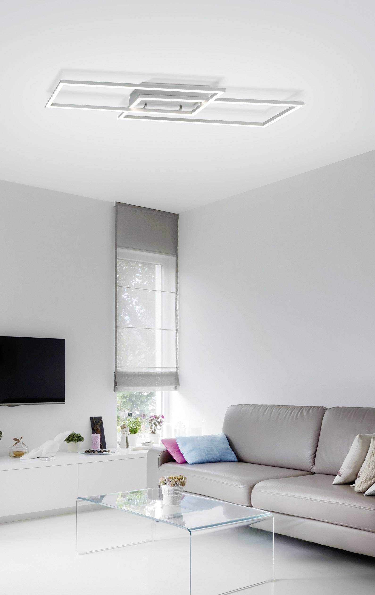 Paul Neuhaus 8193-55 INIGO LED-Deckenleuchte 30 W Edelstahl