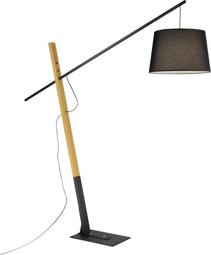 Paul Neuhaus KATI 526-18 Stehlampe LED E27 60W Schwarz, Holz