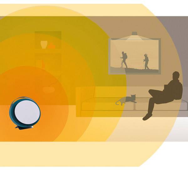 Aurora 8019250997888 Heizlüfter Calypso Digital Weiß, Ozeanblau