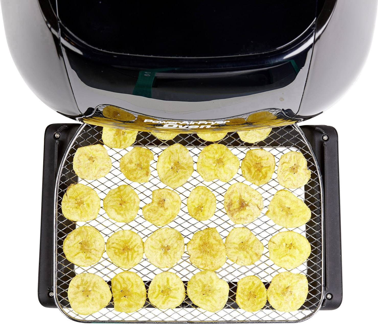 MediaShop Power AirFryer Multi-Function Heißluft-Ofen 1800 W Grillfunktion Schwarz