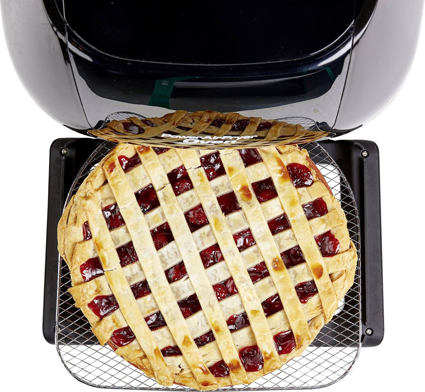 MediaShop Power AirFryer Multi-Function Heißluft-Ofen 1800 W Grillfunktion Schwarz