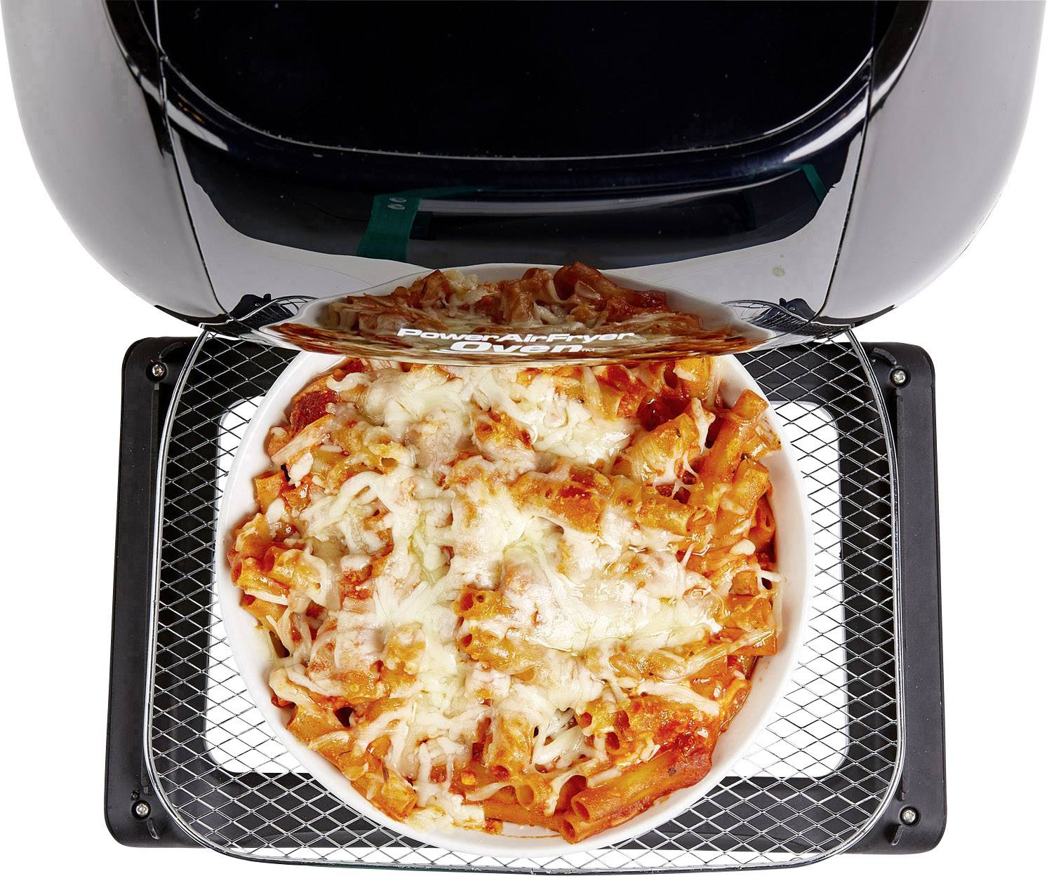 MediaShop Power AirFryer Multi-Function Heißluft-Ofen 1800 W Grillfunktion Schwarz