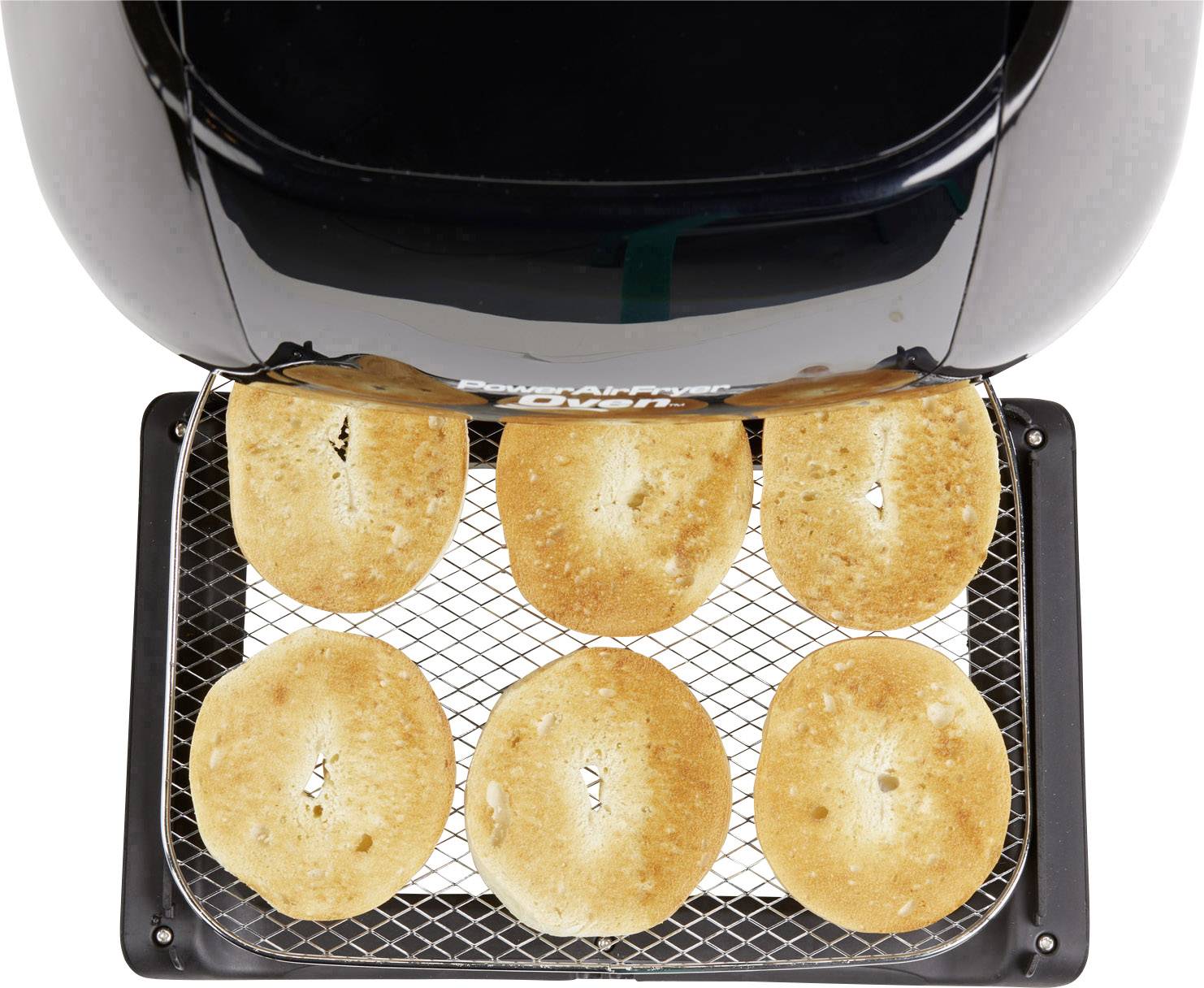 MediaShop Power AirFryer Multi-Function Heißluft-Ofen 1800 W Grillfunktion Schwarz