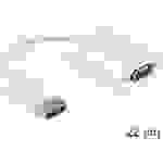 Delock 61766 DisplayPort / VGA Adapter [1x DisplayPort Stecker - 1x VGA-Buchse] Weiß mit Ferritkern 12.00cm