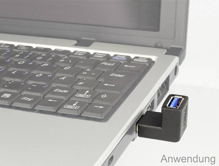Delock USB 3.2 Gen 1 (USB 3.0) Adapter [1x USB 3.2 Gen 1 Stecker A (USB 3.0) - 1x USB 3.2 Gen 1 Buchse A (USB 3.0)] Adapter 0.00 m