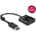 Delock DisplayPort / HDMI Adapterkabel DisplayPort Stecker, HDMI-A Buchse 0.20 m Schwarz 62607 verg