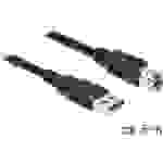 Delock USB-Kabel USB 3.2 Gen1 (USB 3.0 / USB 3.1 Gen1) USB-A Stecker, USB-B Stecker 5.00m Schwarz vergoldete Steckkontakte 85070