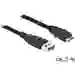 Delock USB-Kabel USB 3.2 Gen1 (USB 3.0 / USB 3.1 Gen1) USB-A Stecker, USB-Micro-B 3.0 Stecker 3.00m Schwarz vergoldete