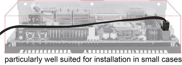 Delock Festplatten Anschlusskabel [1x SATA-Buchse 7pol. - 1x SATA-Buchse 7pol.] 0.10 m Schwarz