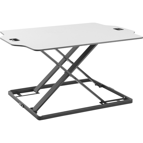 Digitus DA-90382 Sitz-Steh-Schreibtischaufsatz Höhen-Bereich: 3 bis 40cm Weiß, Schwarz