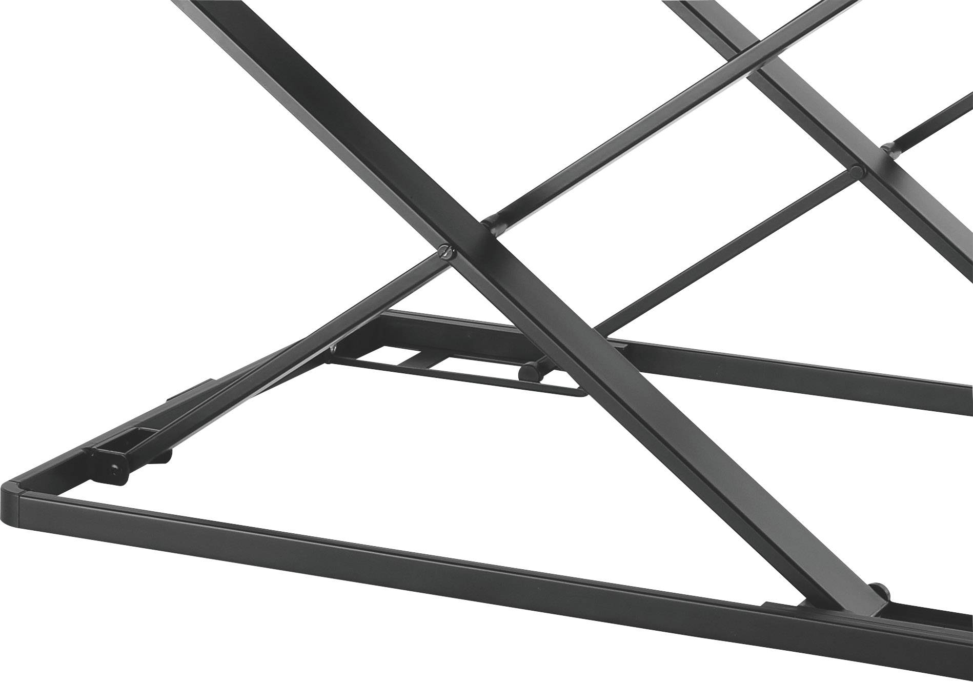 Digitus DA-90382 Sitz-Steh-Schreibtischaufsatz Höhen-Bereich: 3 bis 40 cm Weiß, Schwarz