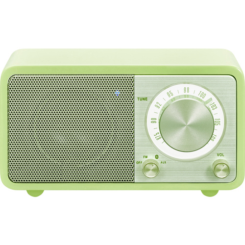 Sangean WR-7 Genuine Mini Tischradio UKW Bluetooth® wiederaufladbar Grün