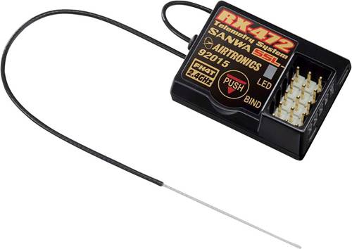 RX-472 4-Kanal Empfänger 2,4GHz Stecksystem JR