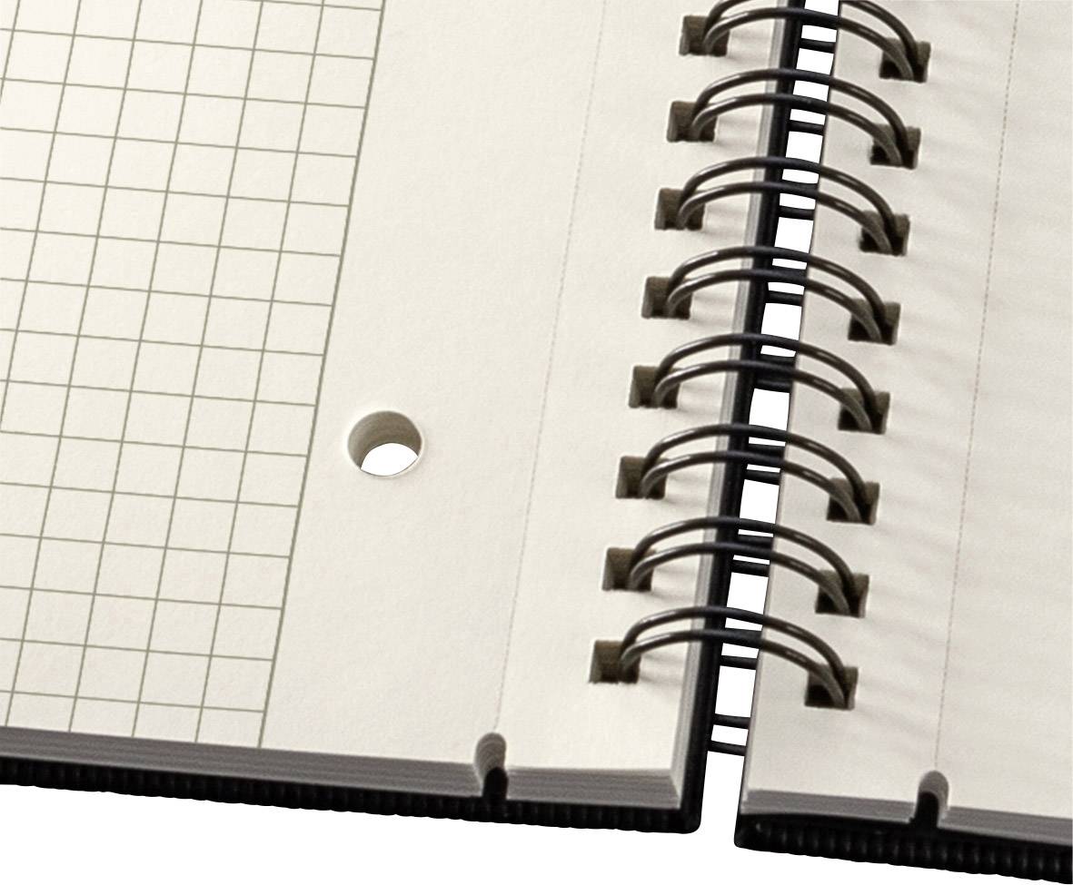 Sigel Spiralblock CONCEPTUM® CO820 Hardcover Schwarz DIN A4 kariert Anzahl der Blätter: 160