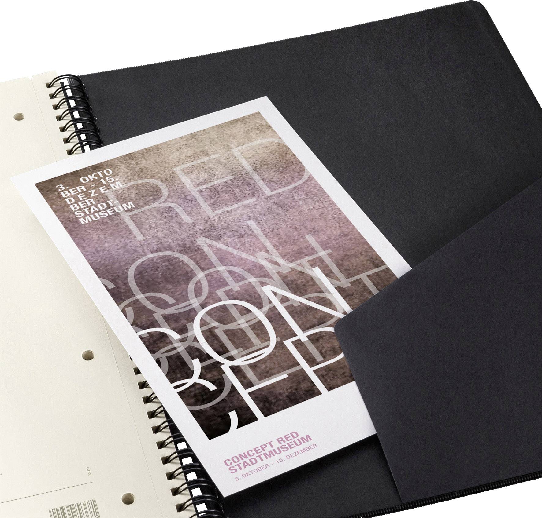 Sigel Spiralblock CONCEPTUM® CO820 Hardcover Schwarz DIN A4 kariert Anzahl der Blätter: 160