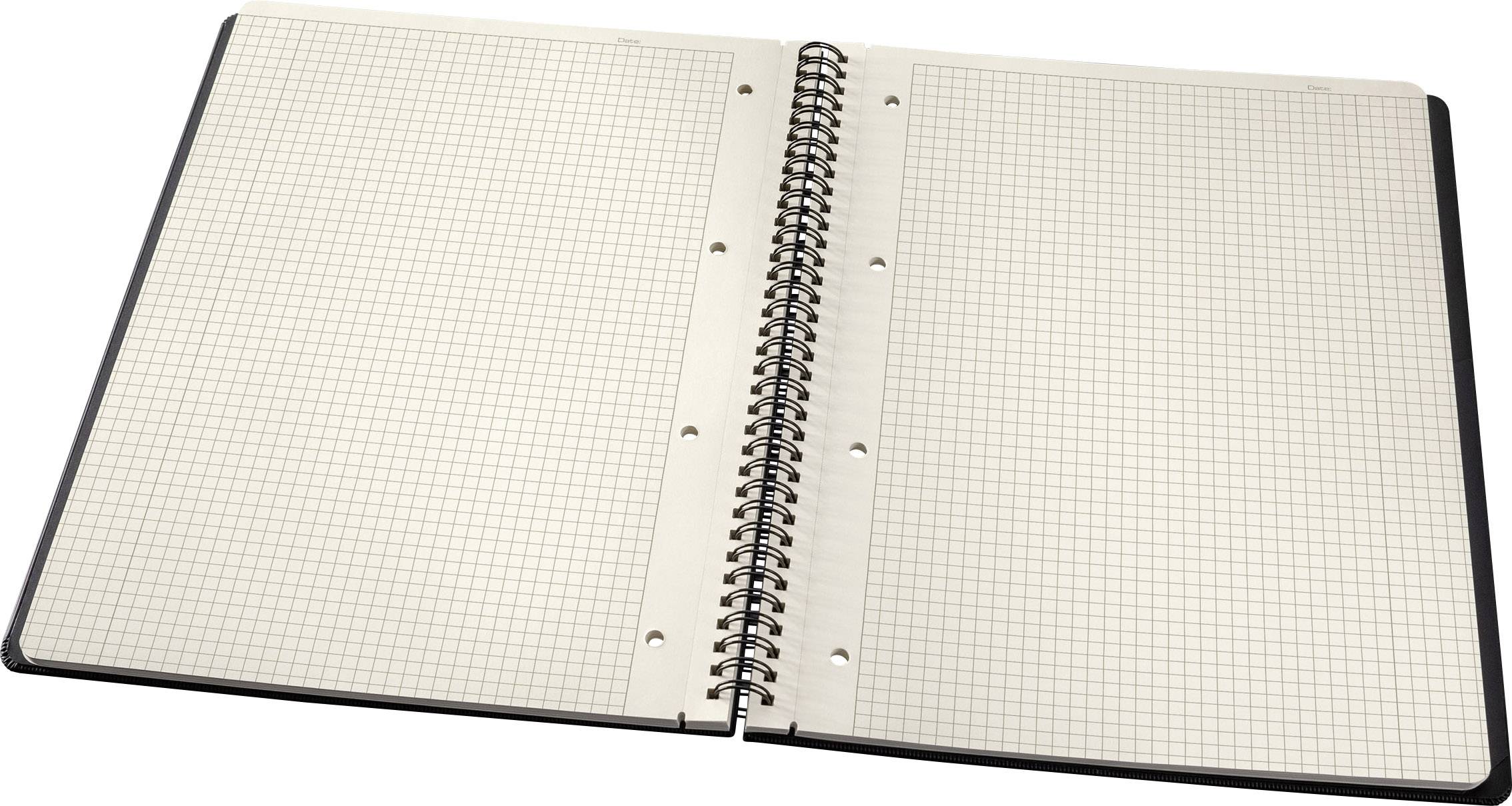 Sigel Spiralblock CONCEPTUM® CO820 Hardcover Schwarz DIN A4 kariert Anzahl der Blätter: 160