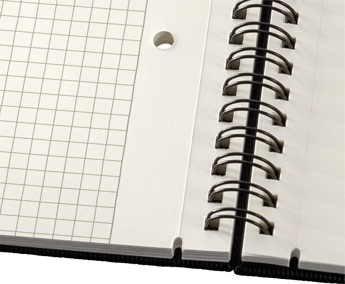 Sigel Spiralblock CONCEPTUM® CO822 Hardcover Schwarz DIN A5 kariert Anzahl der Blätter: 160