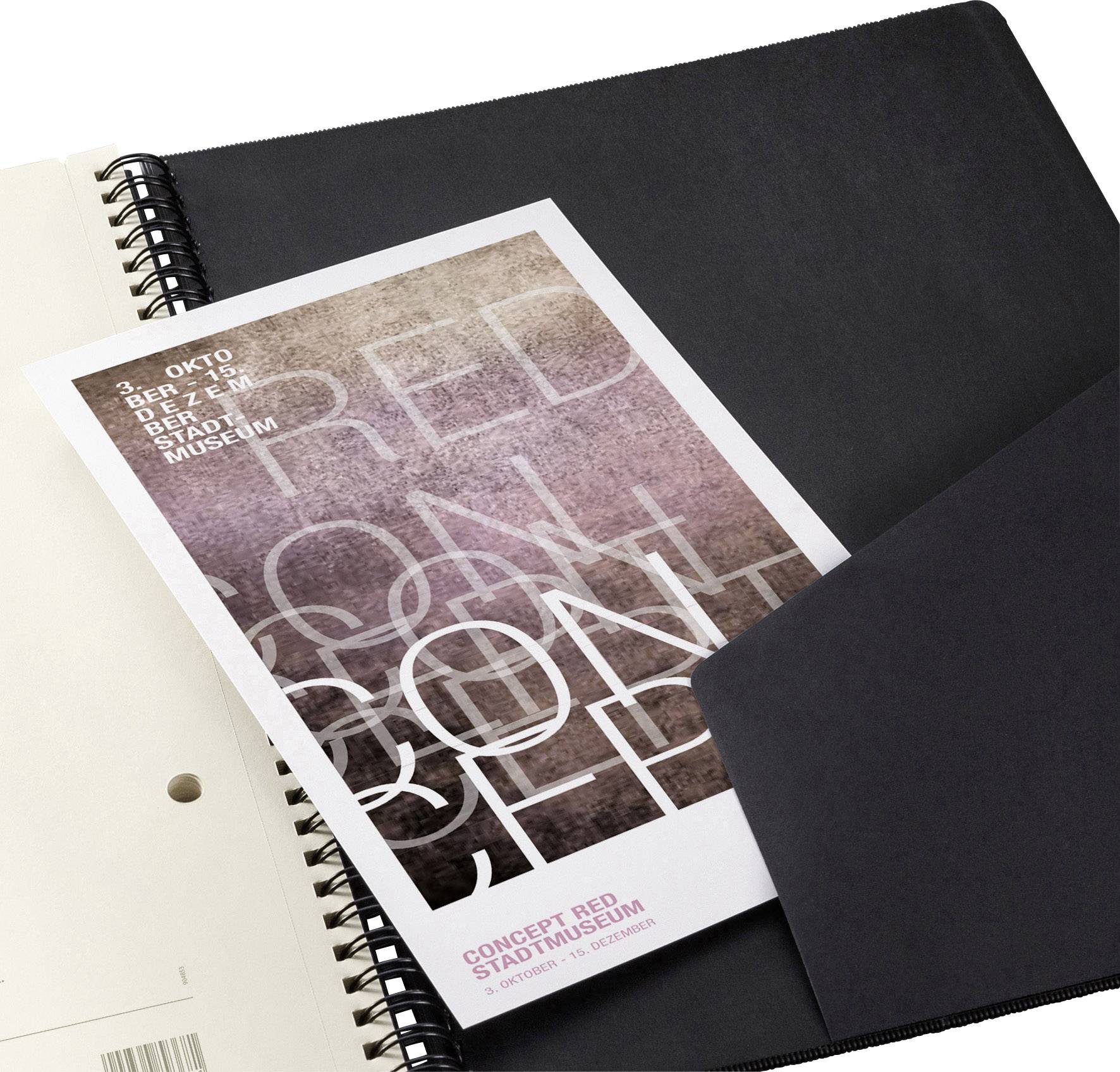 Sigel Spiralblock CONCEPTUM® CO822 Hardcover Schwarz DIN A5 kariert Anzahl der Blätter: 160