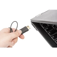 Ednet HDMI Anschlusskabel HDMI-A Stecker, HDMI-A Stecker 2.00m Schwarz 84458 4K UHD, extrem dünn, vergoldete Steckkontakte Ednet HDMI Anschlusskabel HDMI-A Stecker, HDMI-A Stecker 2.00m Schwarz 84458 4K UHD, extrem dünn, vergoldete Steckkontakte