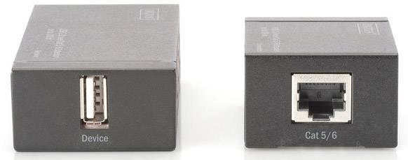 Digitus DA-70142 USB 2.0 Extender (Verlängerung) über Netzwerkkabel RJ45 100 m