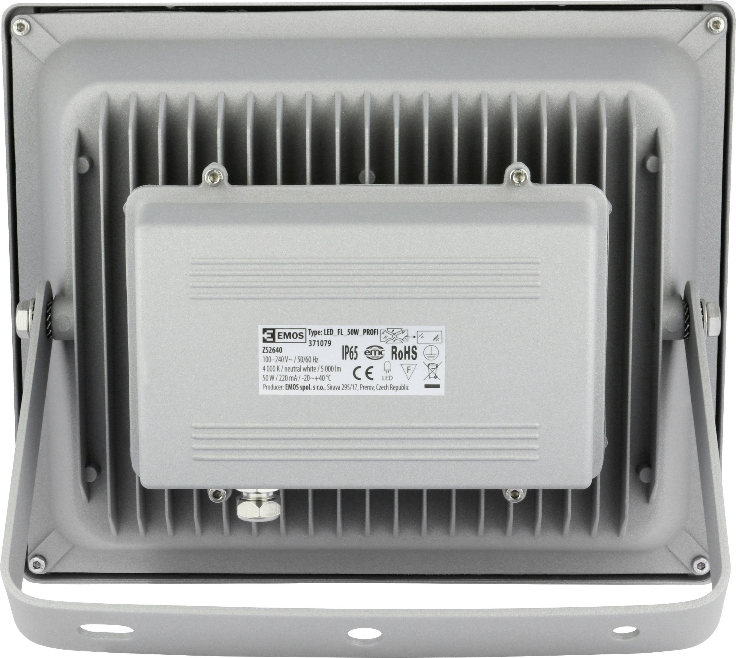 Emos Profi 850EMPR40WZS2640 LED-Außenstrahler 50W Neutralweiß