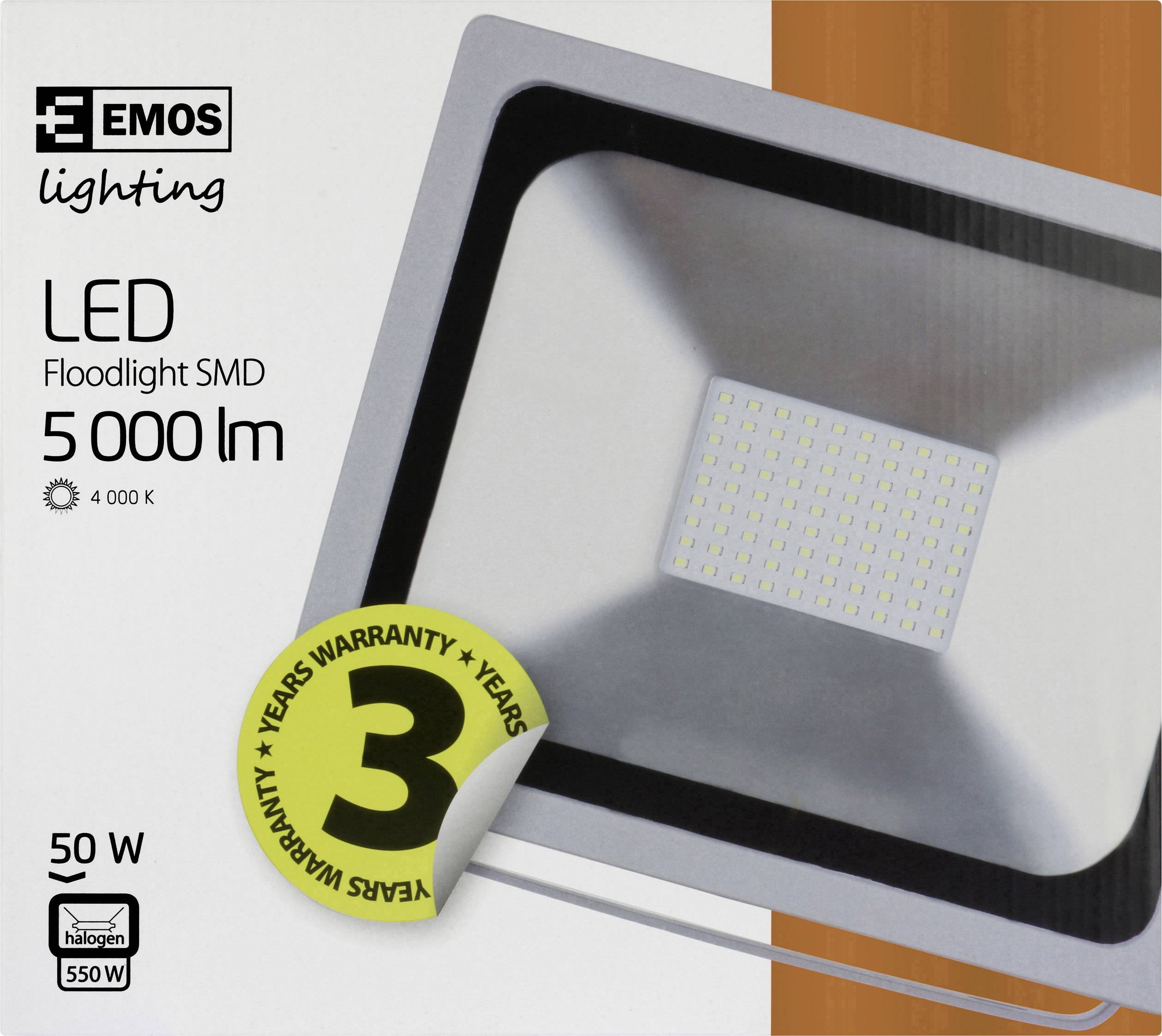 Emos Profi 850EMPR40WZS2640 LED-Außenstrahler 50W Neutralweiß