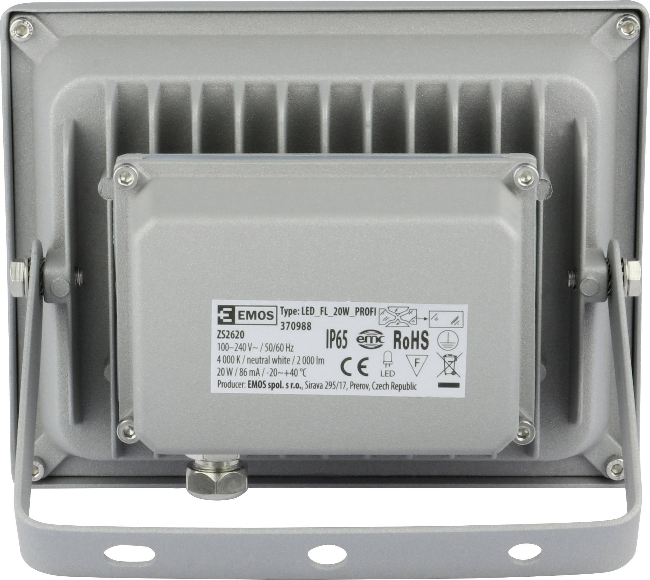 Emos Profi 850EMPR20WZS2620 LED-Außenstrahler 20W Neutralweiß