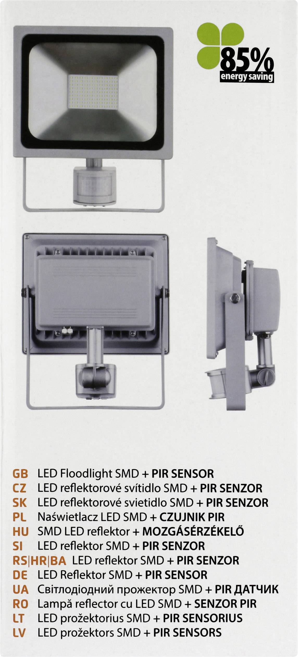 Emos Profi 850EMPR40WZS2740 LED-Außenstrahler mit Bewegungsmelder 50 W Neutralweiß