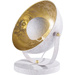 WOFI Mona 8019.01.50.8000 Tischlampe LED E14 25W Beton-Optik, Gold