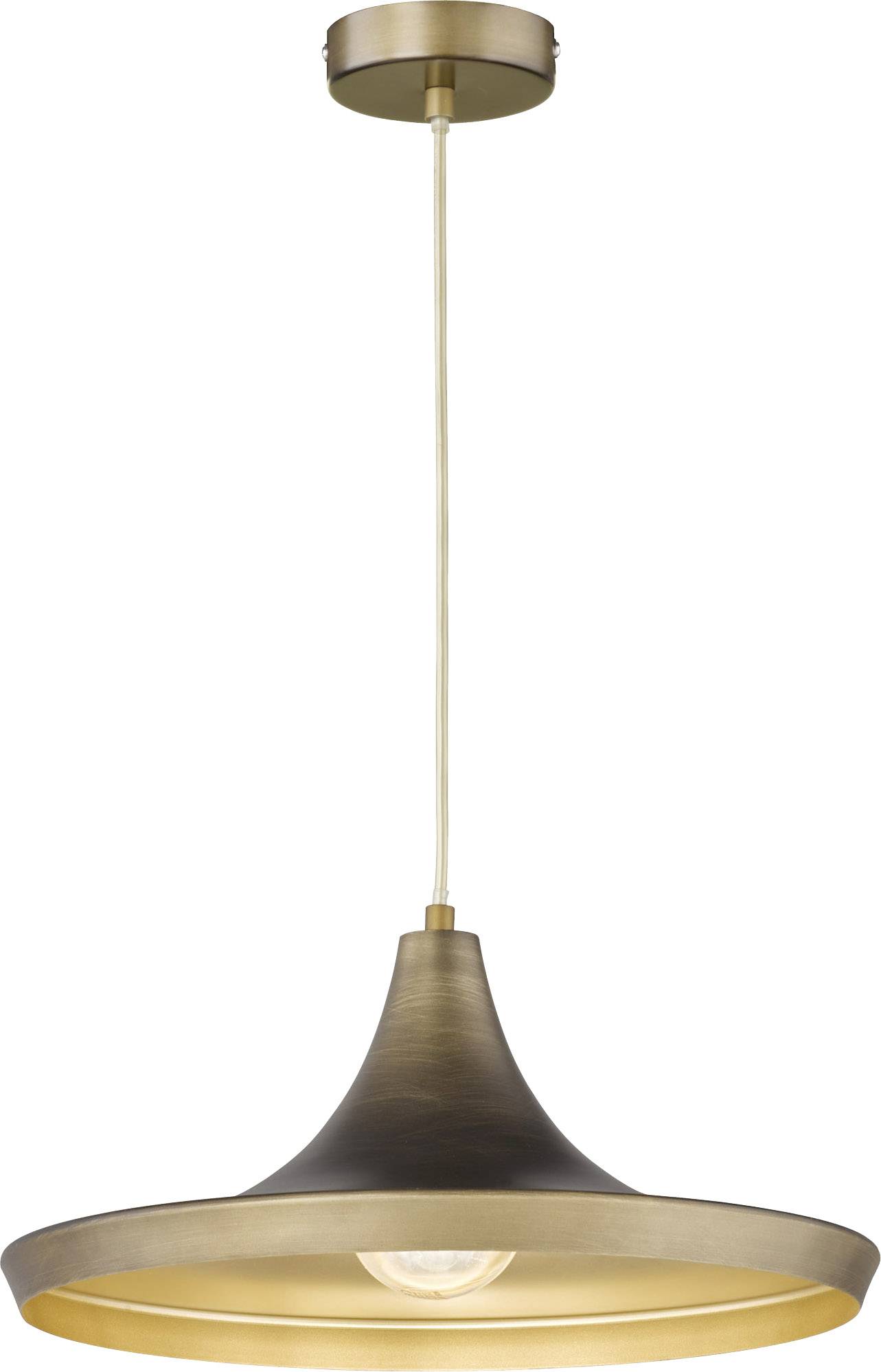 WOFI Erin 6232.01.23.8380 Pendelleuchte LED E27 60 W Braun