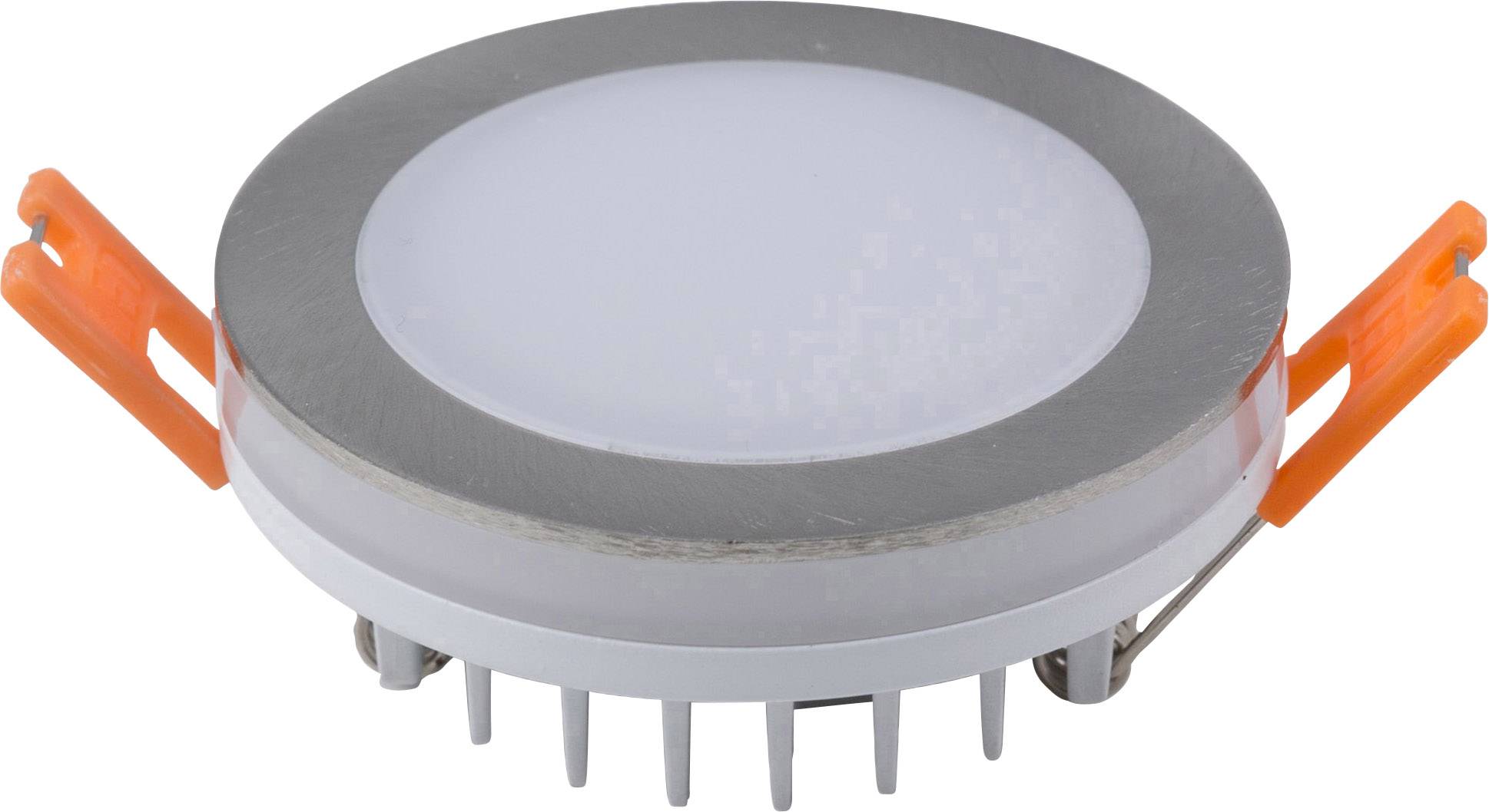 Heitronic 27769 LED-Einbauleuchte LED LED fest eingebaut 6W Nickel (matt)