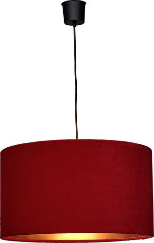 Waldi Leuchten Nicky 74154.0 Pendelleuchte LED E27 15W Rubin-Rot, Gold