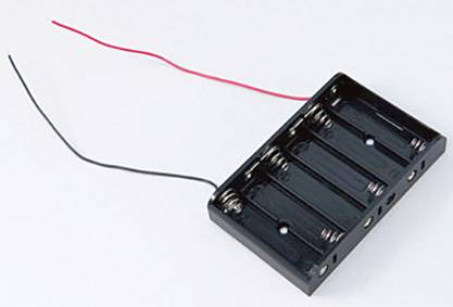 Takachi MP36 Batteriehalter 6x Mignon (AA) Kabel (L x B x H) 91 x 56 x 16mm