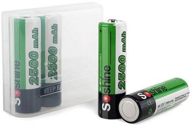 Soshine SBC-004 Batteriebox 4x Mignon (AA), 14500 (L x B x H) 63 x 53.5 x 17.8mm