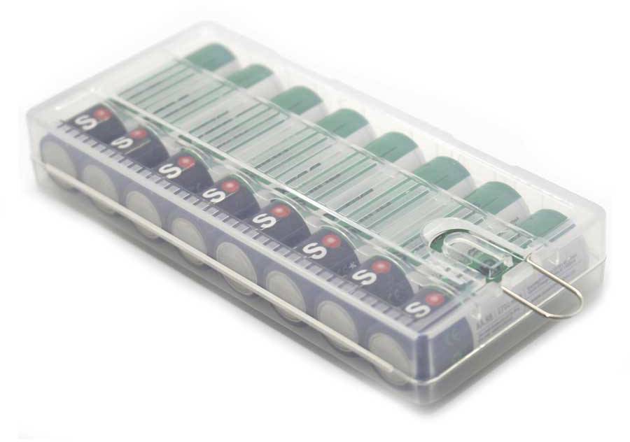 Soshine SBC-022 Batteriebox 8x Mignon (AA), 14500 (L x B x H) 120 x 57.6 x 19.7mm