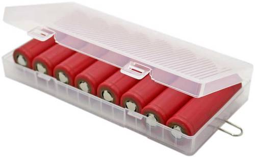 Soshine SBC-024 Batteriebox 8x 18650 (L x B x H) 156 x 78 x 25mm