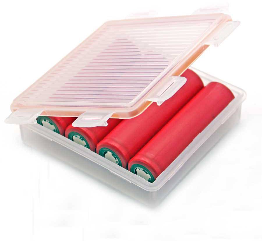 Soshine SBC-W2, IP66 Batteriebox 4x 18650 (L x B x H) 87 x 84 x 24mm