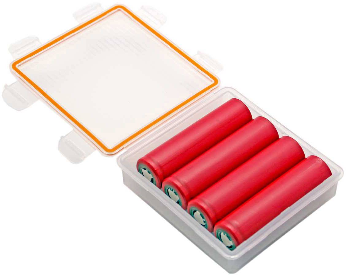 Soshine SBC-W2, IP66 Batteriebox 4x 18650 (L x B x H) 87 x 84 x 24mm