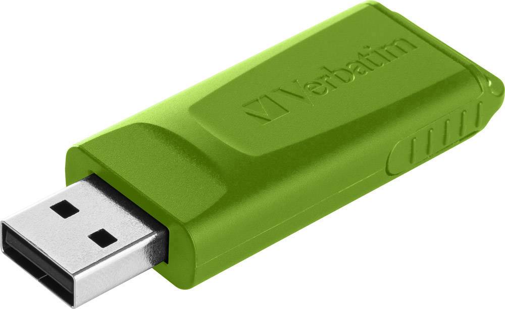 Verbatim Slider USB-Stick 16GB Rot, Blau, Grün 49326 USB-A (USB 2.0)
