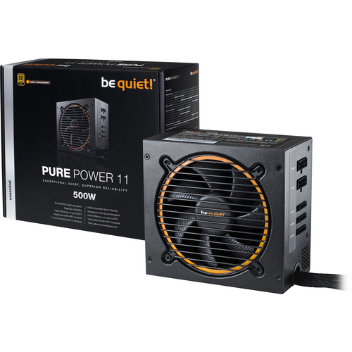 BeQuiet Pure Power 11CM PC Netzteil 500W ATX 80PLUS® Gold
