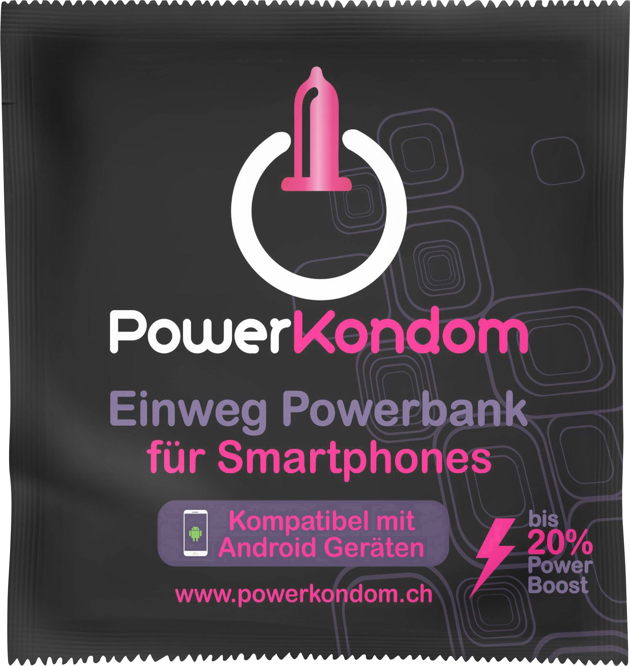 Thomsen PowerKondom Android Powerbank 600 mAh LiPo Schwarz