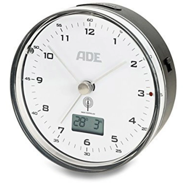 ADE CK 1713 Elektronische Funkuhr Weiß/Schwarz ADE CK 1713 Elektronische Funkuhr Weiß/Schwarz