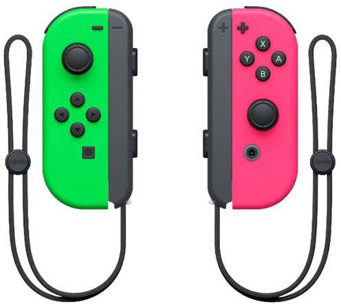 Nintendo 2x Joy-Con Gamepad Nintendo Switch Neonpink, Neongrün