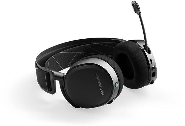 Steelseries Arctis 7 Gaming Over Ear Headset kabelgebunden 7.1 Surround Schwarz Noise Cancelling Lautstärkeregelung