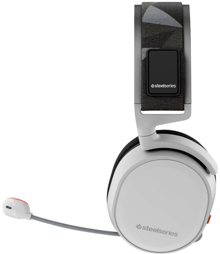 Steelseries ARCTIS PRO+ GAME DAC Over Ear Headset kabelgebunden Stereo Weiß, Schwarz Mikrofon-Rauschunterdrückung, Noise Cancelling Lautstärkerege