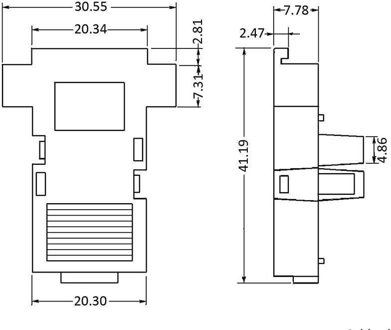 Econ connect PH9DTMR D-SUB Gehäuse Polzahl: 9 ABS 180° Metall