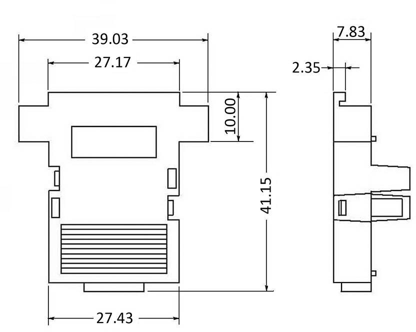 Econ connect PH15DT D-SUB Gehäuse Polzahl: 15 ABS 180 ° Schwarz